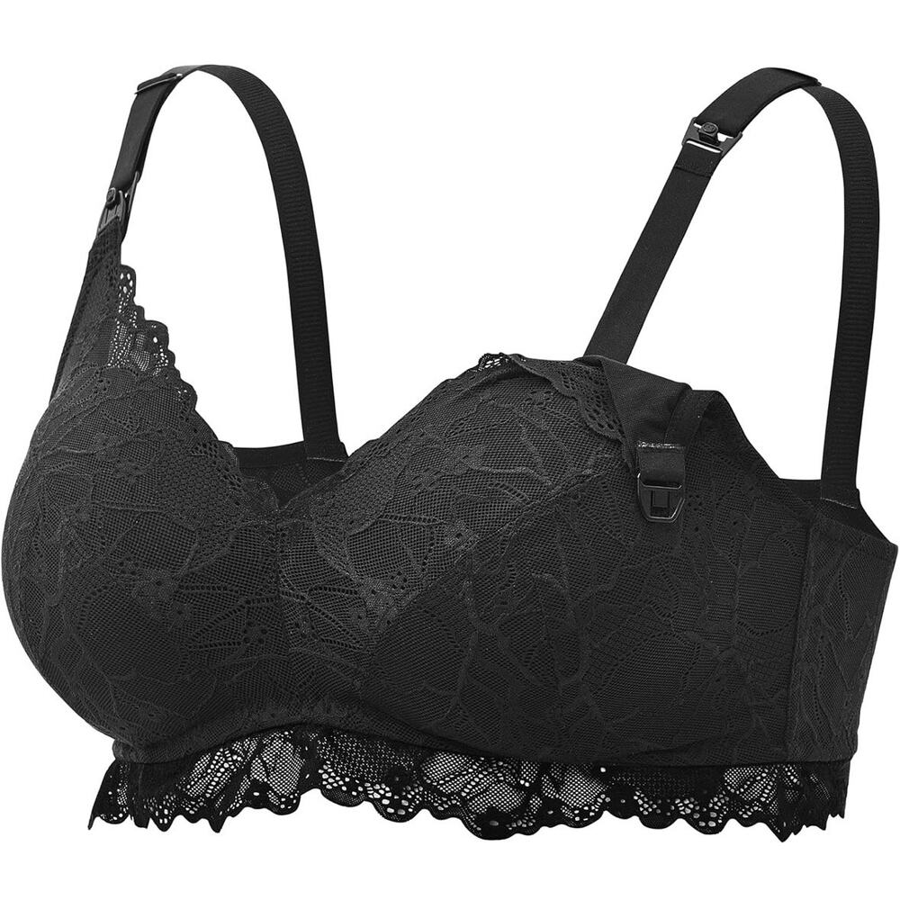 Elegant Black Lace Bra